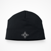 Vortenea Satin-Linen Skull Cap with Embroidered Cross
