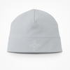 Vortenea Satin-Linen Skull Cap with Embroidered Cross